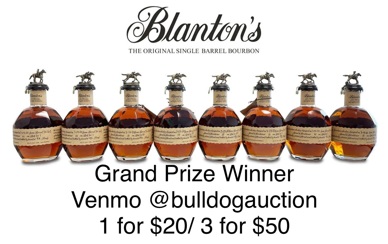 A selection of Blanton's the original single barrel bourbon.