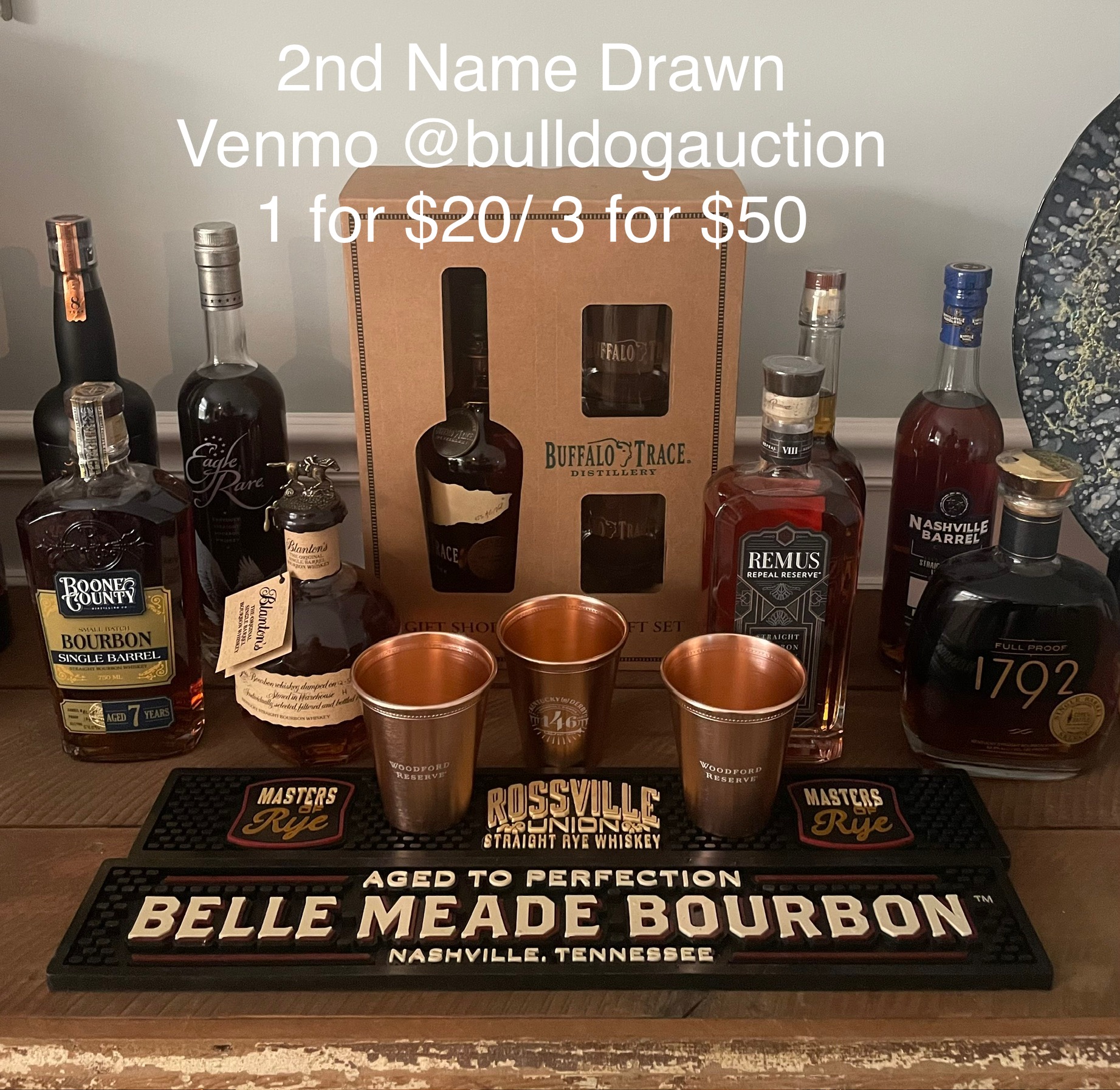 A selection of quality bourbons.